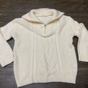 SHEIN Young Boy Casual Loose Crew Neck Long Sleeve Sweater 5Y